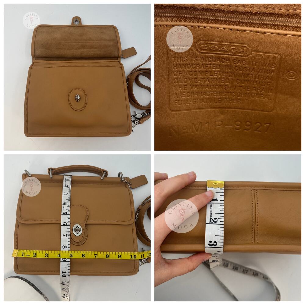 Vintage Coach Willis Bag 9927 Camel Color 2001 Costa Rica - Picture 10 of 10